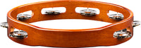 MEINL TA1AB Wooden single-row tambourine with steel clips African Brown