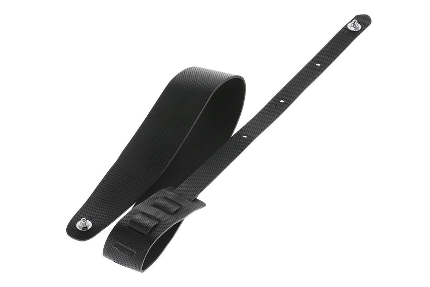 GEWA guitar strap Premium Plain 70 Security Locks Color: Black Punctured