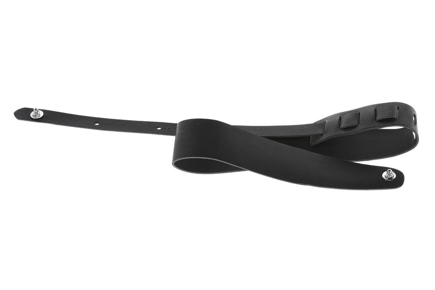 GEWA guitar strap Premium Plain 70 Security Locks Color: Black Punctured