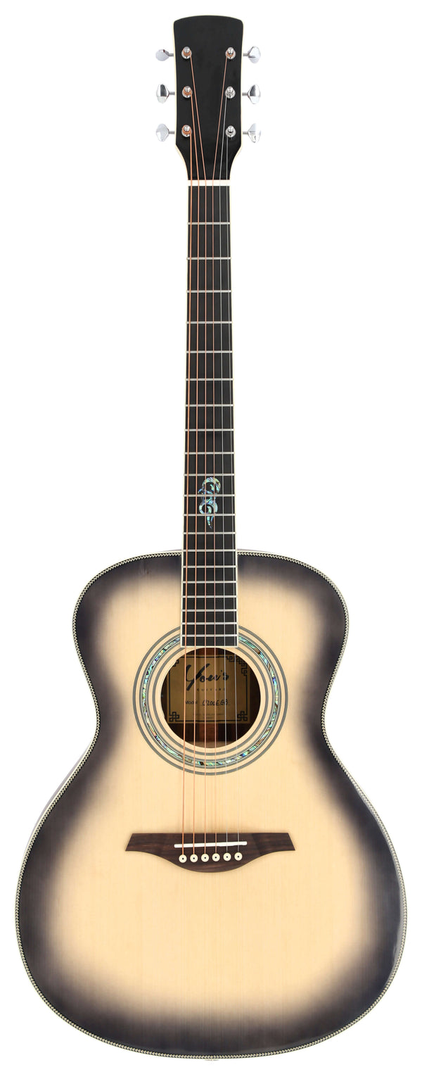 You's Guitars O200E OM Grey Burst