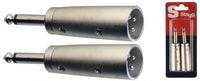STAGG AC-XMPMH XLR M - 6.3mm mono jack
