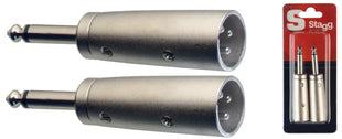 STAGG AC-XMPMH XLR M - jack mono da 6,3 mm