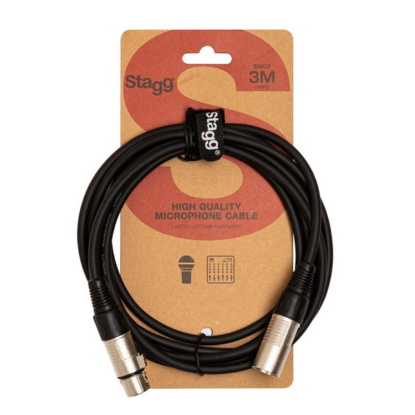 STAGG SMC3 - 3M MIKROFONKABEL XLRf-XLRm