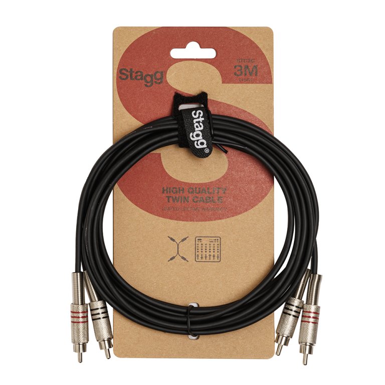 STAGG STC3C Cinch Kabel