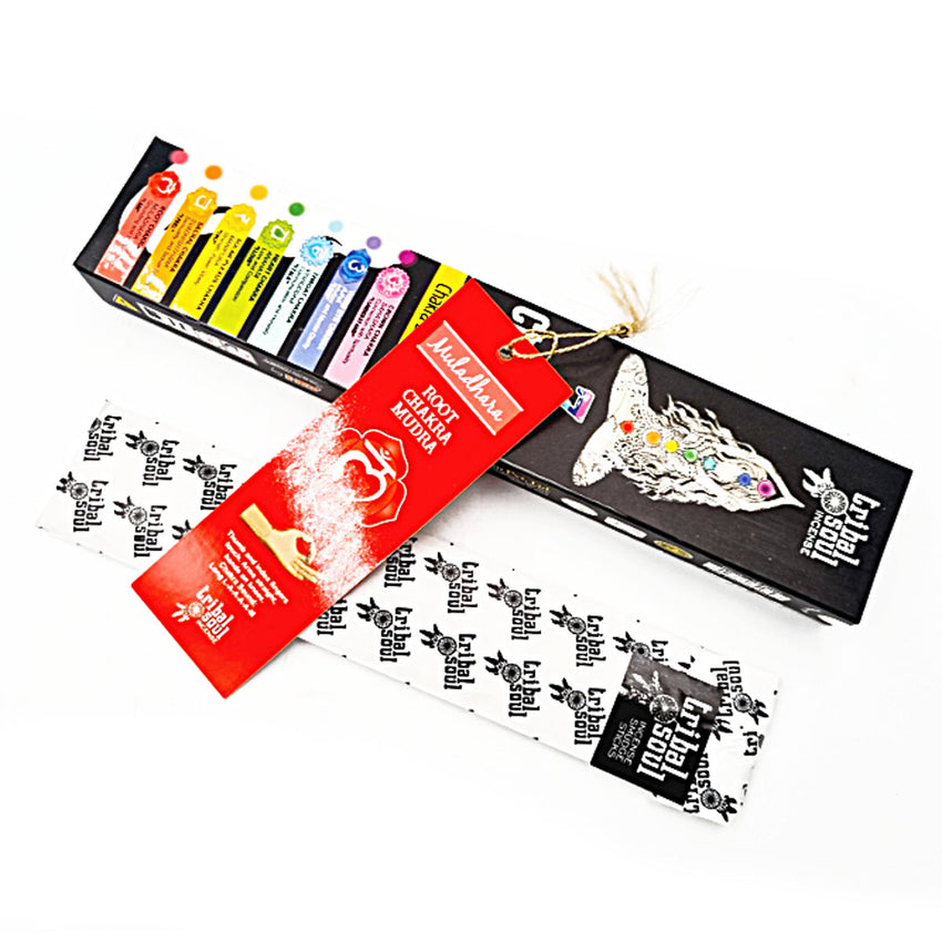 Tribal Incense Sticks - 7 Chakras with Message Card