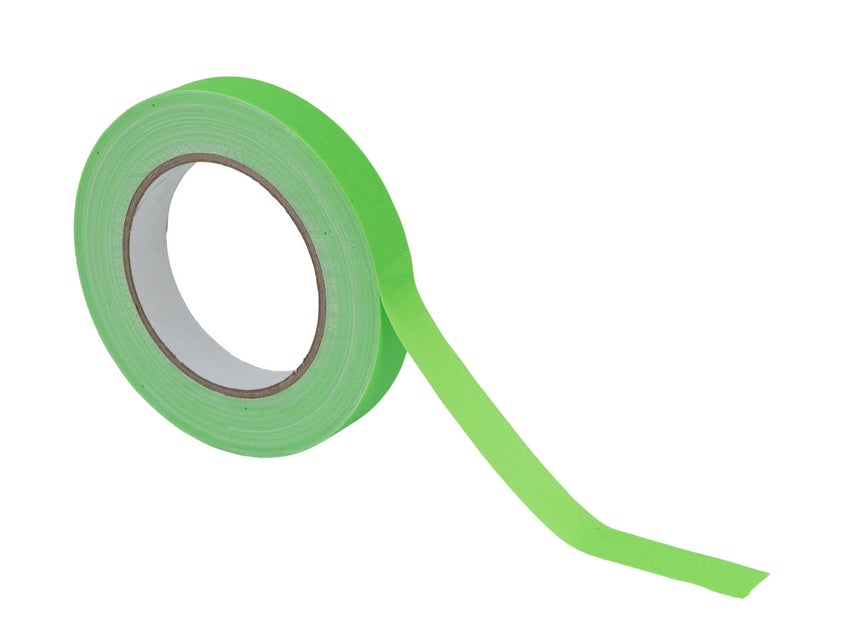 ACCESSORY Gaffa Tape 19mm x 25m neon green UV-active