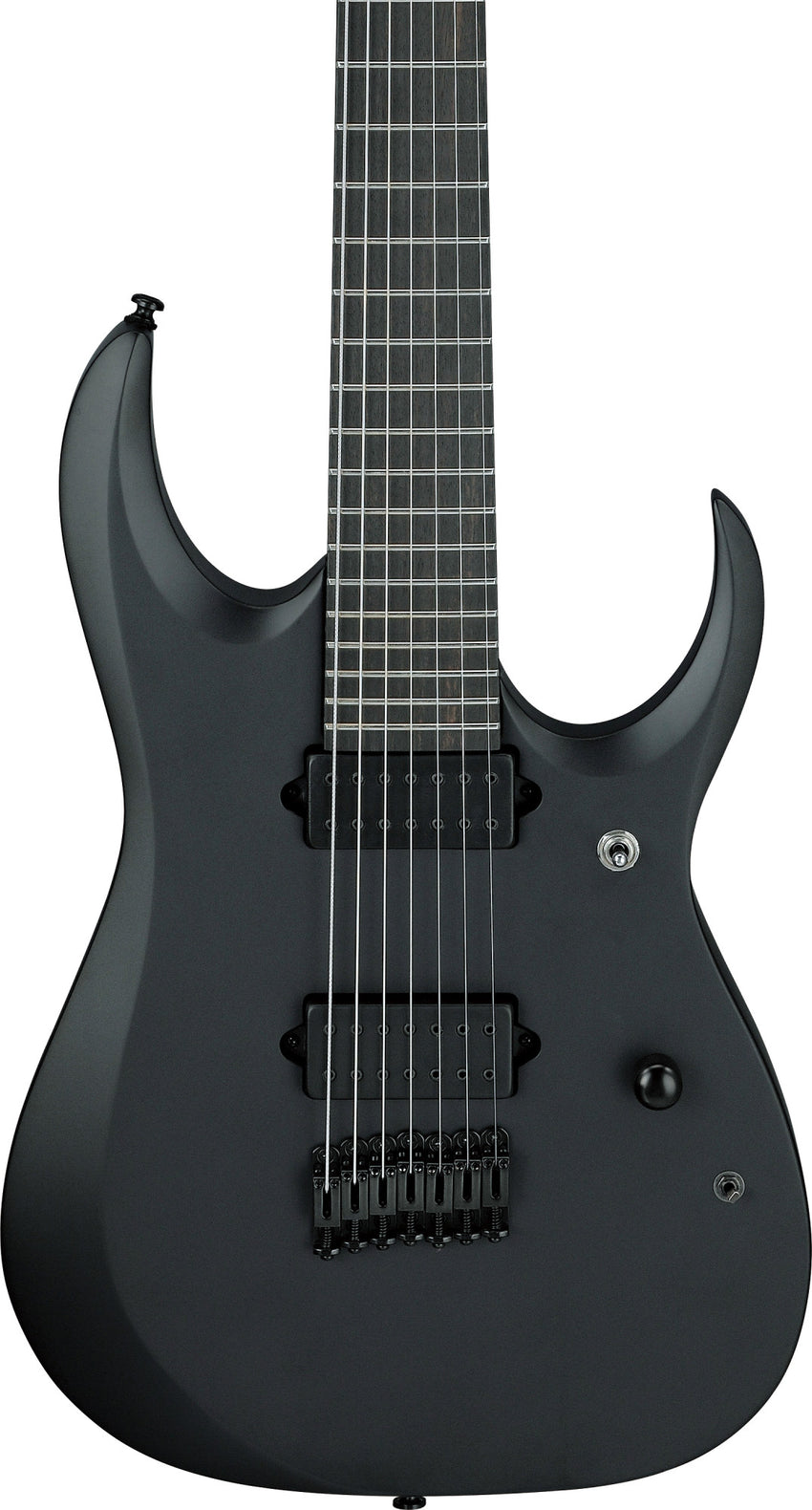 Ibanez RGDRB71-BKF - Iron Label 7-Saiter
