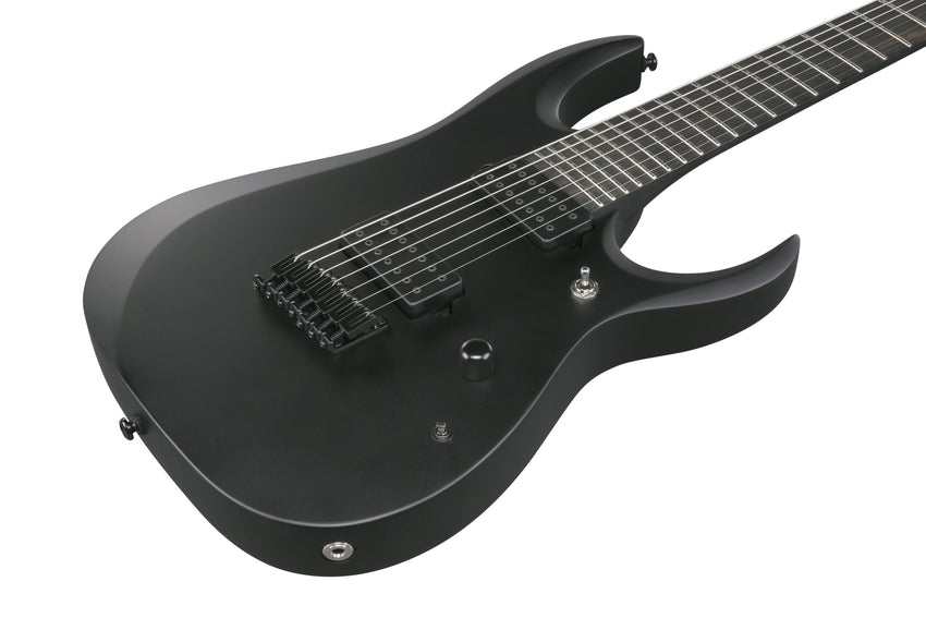 Ibanez RGDRB71-BKF - Iron Label 7-Saiter