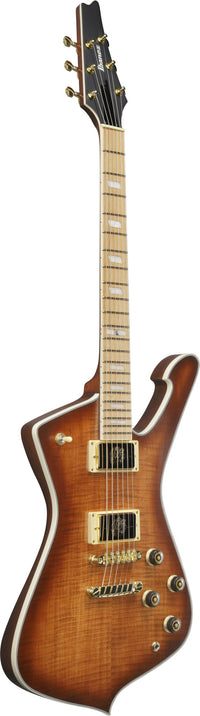 Ibanez IC420MFM-CML -  Iceman E-Gitarre 6-String - Caramel Burst Low Gloss + Gigbag