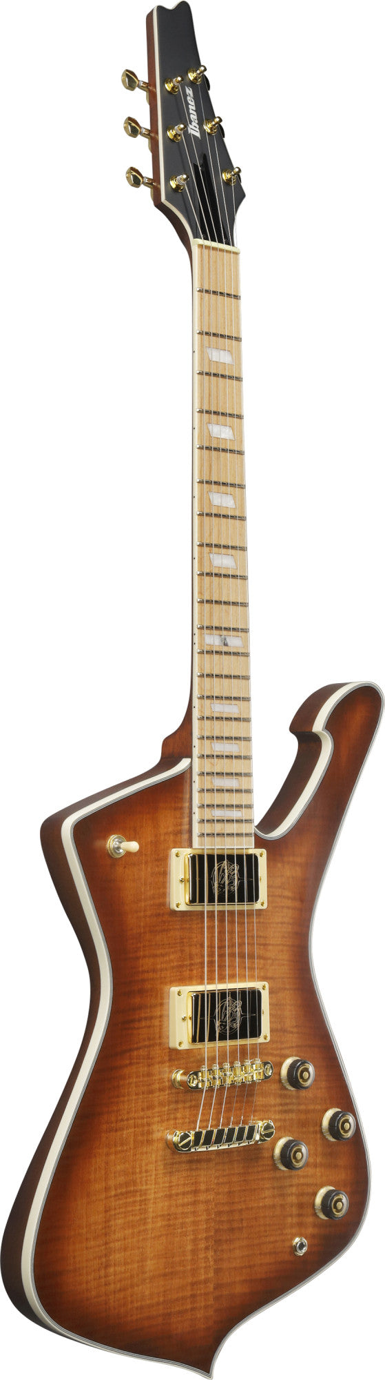 Ibanez IC420MFM-CML -  Iceman E-Gitarre 6-String - Caramel Burst Low Gloss + Gigbag