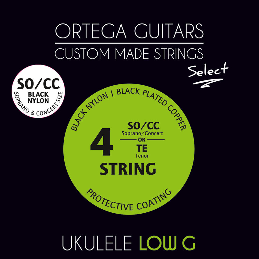 Corde per ukulele Sol basso tenore Ortega