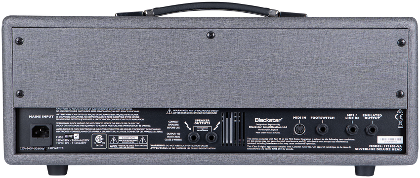 Blackstar Silverline Deluxe - Testata per chitarra elettrica da 100 Watt B-Stock