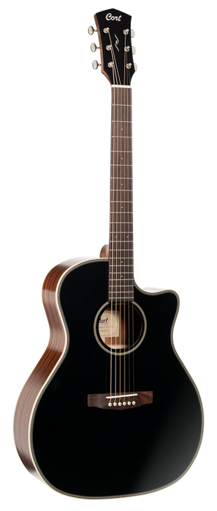 CORT Essence GA4 - Black Top Semi Gloss