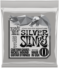 Ernie Ball John Mayer Silver Slinky Nickel Wound E-Gitarrensaiten 10.5-47