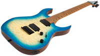 SPIRA GUITARS S-500QAB Qulited Aqua Blue
