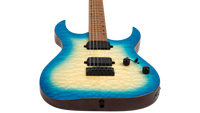 SPIRA GUITARS S-500QAB Qulited Aqua Blue