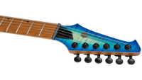 SPIRA GUITARS S-500QAB Qulited Aqua Blue