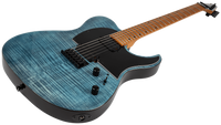 SPIRA GUITARS T-450 Transparent Blue E-Gitarre