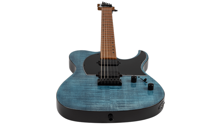 SPIRA GUITARS T-450 Transparent Blue E-Gitarre
