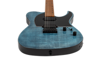 SPIRA GUITARS T-450 Transparent Blue E-Gitarre
