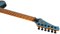 SPIRA GUITARS T-450 Transparent Blue E-Gitarre