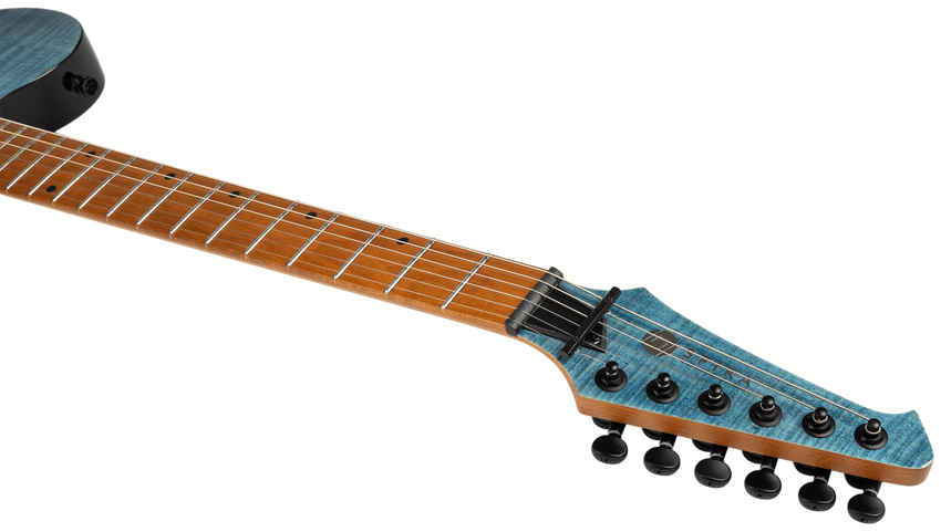 SPIRA GUITARS T-450 Transparent Blue E-Gitarre