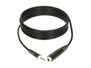 Klotz AS-EX30300 Kopfhörerverlängerung 6,3mm Buchse / 3,5mm Stecker 3m