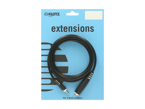Klotz AS-EX30300 Kopfhörerverlängerung 6,3mm Buchse / 3,5mm Stecker 3m