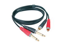 Klotz AT-CJ0300 cavo doppio 2xRCA - jack 2x6,3mm
