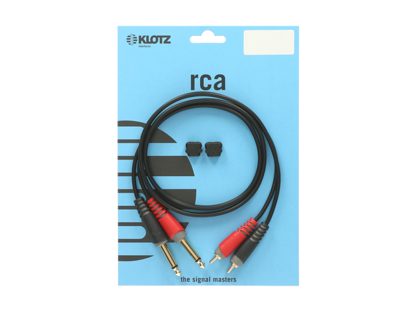 Klotz AT-CJ0300 cavo doppio 2xRCA - jack 2x6,3mm