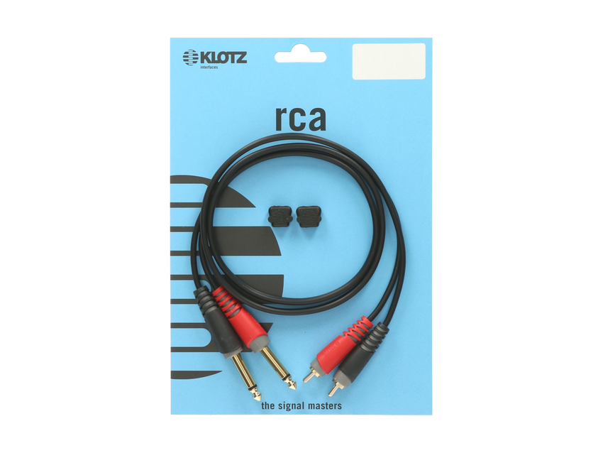 Klotz AT-CJ0300 cavo doppio 2xRCA - jack 2x6,3mm