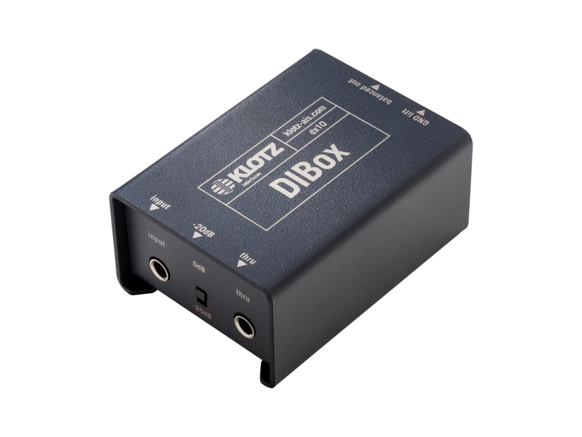 Klotz DX10 passive DI box