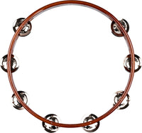 MEINL TA1AB Wooden single-row tambourine with steel clips African Brown