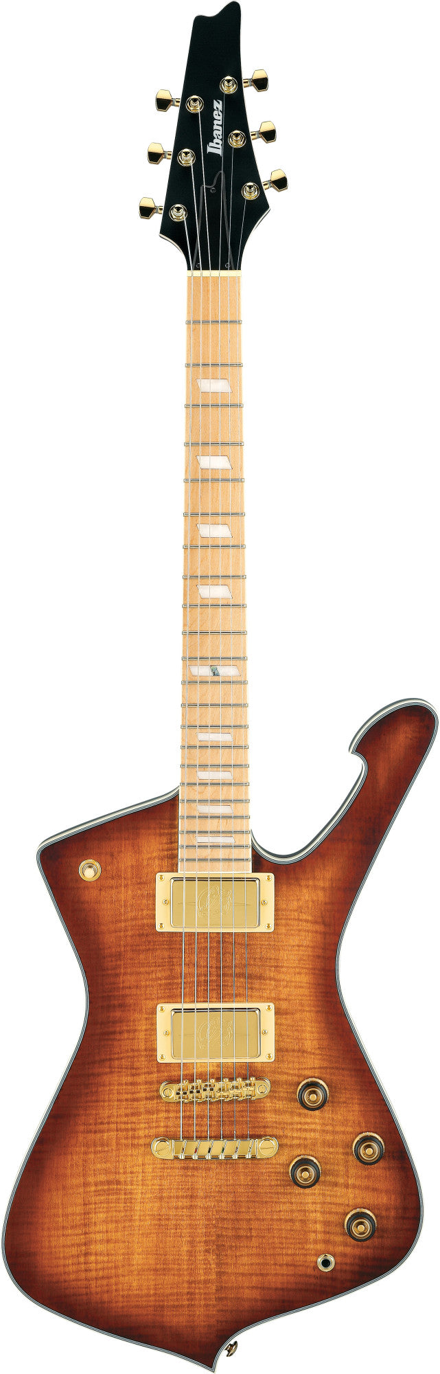 Ibanez IC420MFM-CML -  Iceman E-Gitarre 6-String - Caramel Burst Low Gloss + Gigbag
