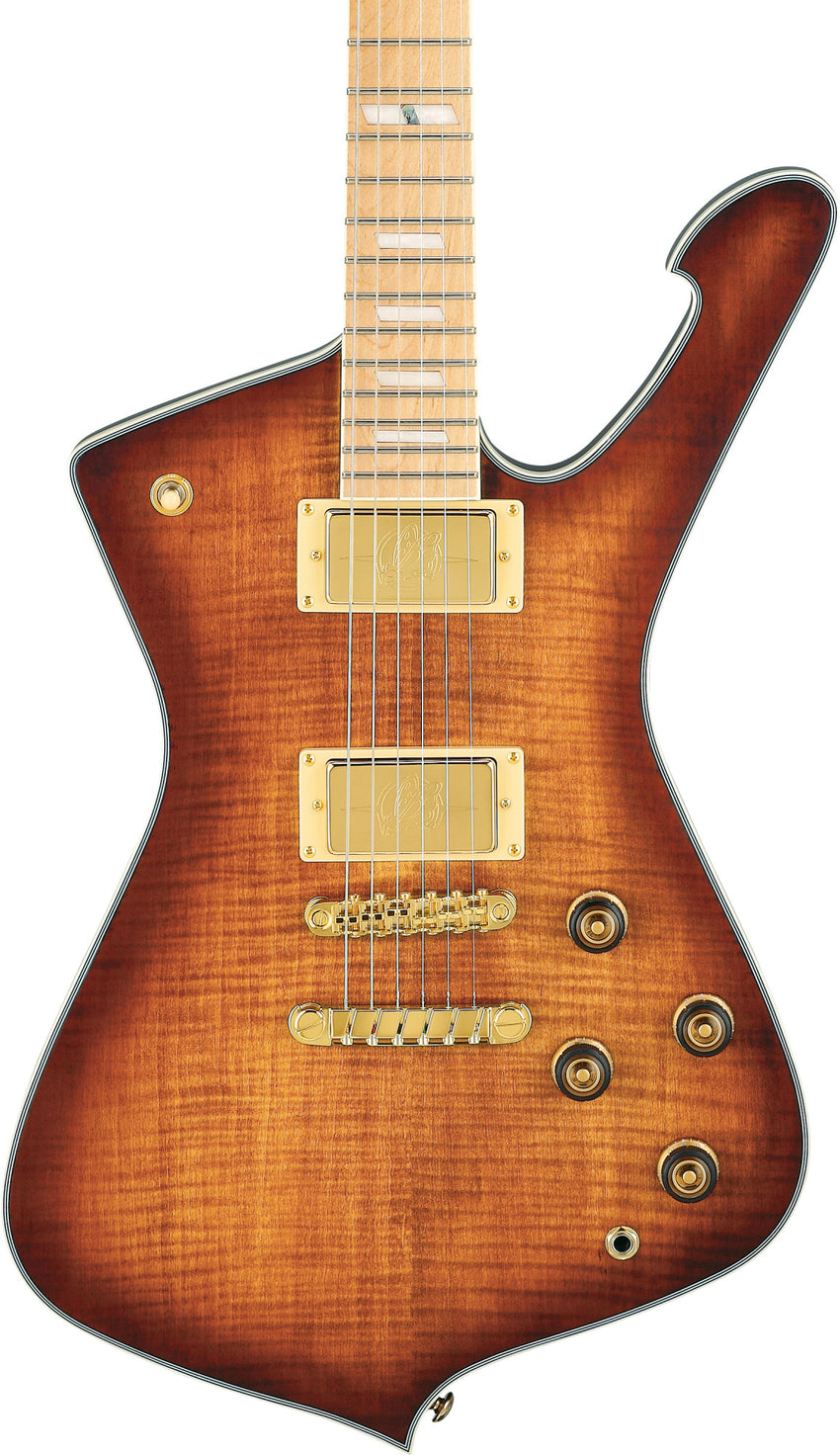 Ibanez IC420MFM-CML -  Iceman E-Gitarre 6-String - Caramel Burst Low Gloss + Gigbag