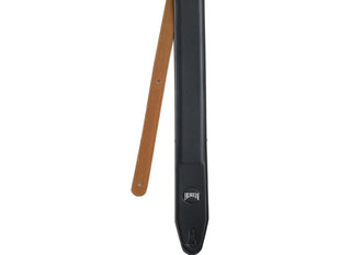 Bergen PLGS-50-BK Tracolla per chitarra in ecopelle nera
