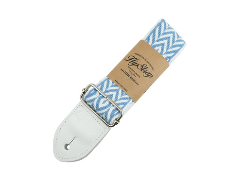 HIP STRAP HSW01 Handwoven guitar strap, model: Chefchaouen