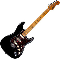 JET Guitars JS 300 BK Black S-Style E-Gitarre
