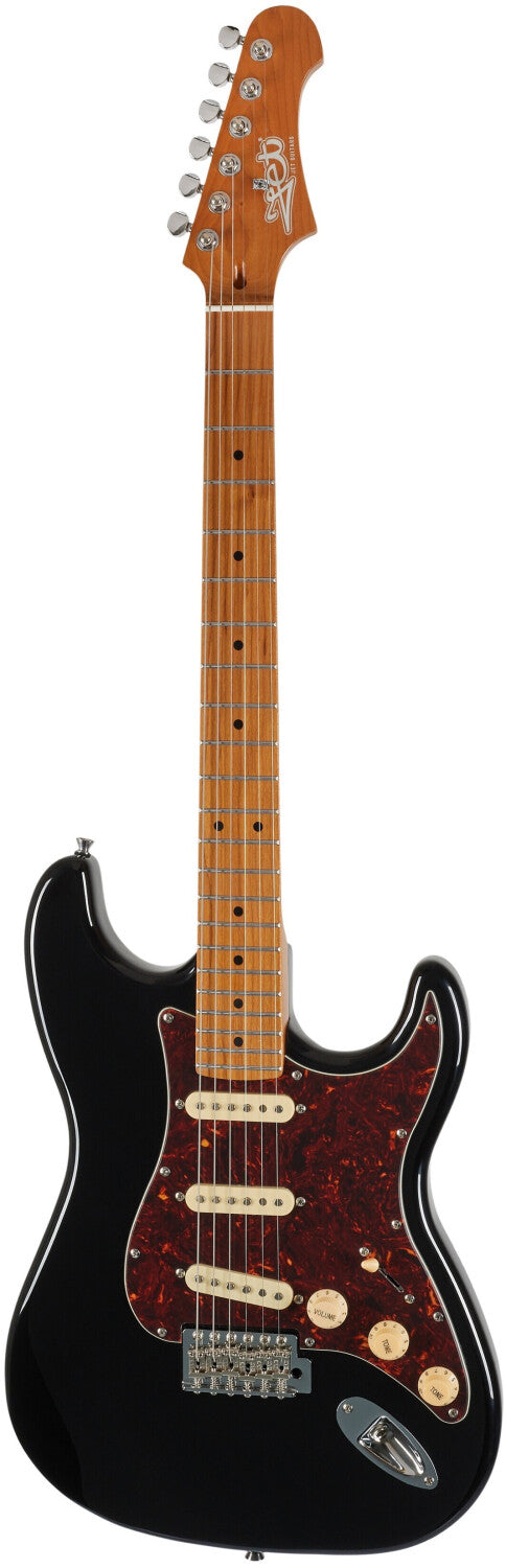 JET Guitars JS 300 BK Black S-Style E-Gitarre