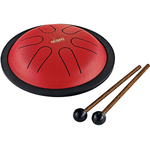 NINO Percussion Mini Melody Steel Tongue Drum - 6" Red