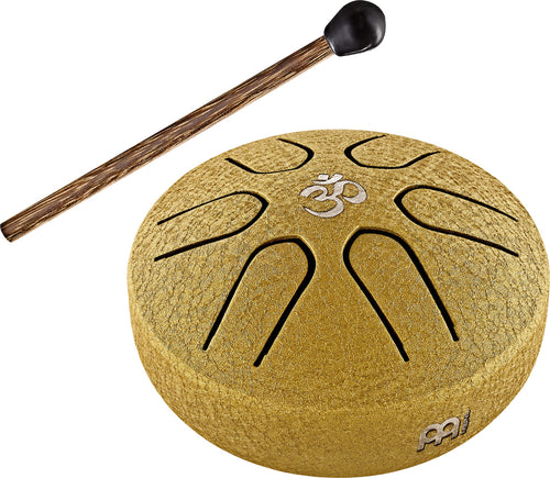 MEINL Sonic Energy PSTD3GOM Pocket Steel Tongue Steel Drum Gold, A Dur, OM