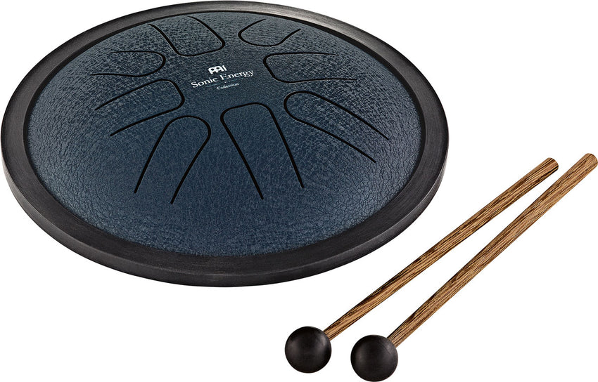 MEINL Sonic Energy SSTD2NB Small Steel Tongue Drum Blu Marino, Sol Minore