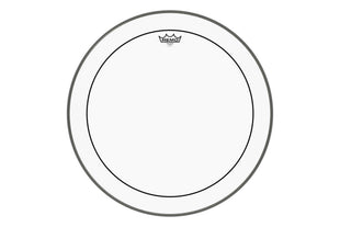 Pelle Remo per grancassa 22" Gessata Trasparente 