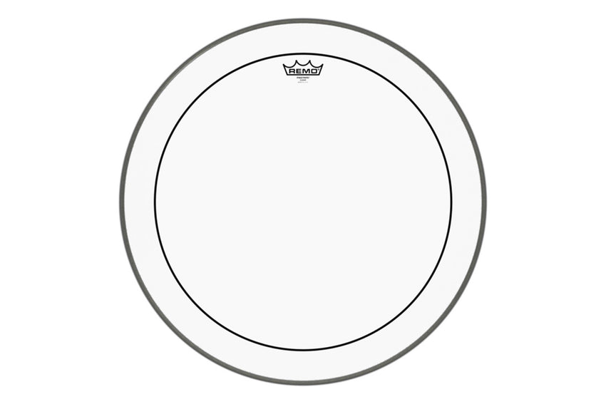 Remo drum head 22" Pinstripe Transparent bass drum 