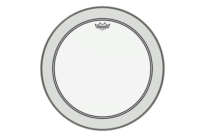 Pelle Remo 22" Powerstroke 3 Grancassa trasparente 