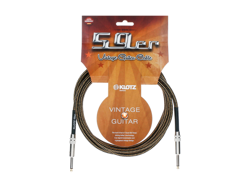 Klotz 59' Vintage Gitarrenkabel 3m