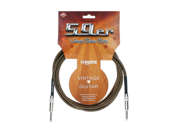 KLOTZ 59' VINTAGE GUITAR CABLE 6M