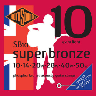 ROTOSOUND SUPER BRONZE ACOUSTIC GUITAR STRINGS 
