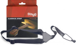 STAGG SNCL001-BK Tracolla in Nylon Soundhole per Chitarre Classiche
