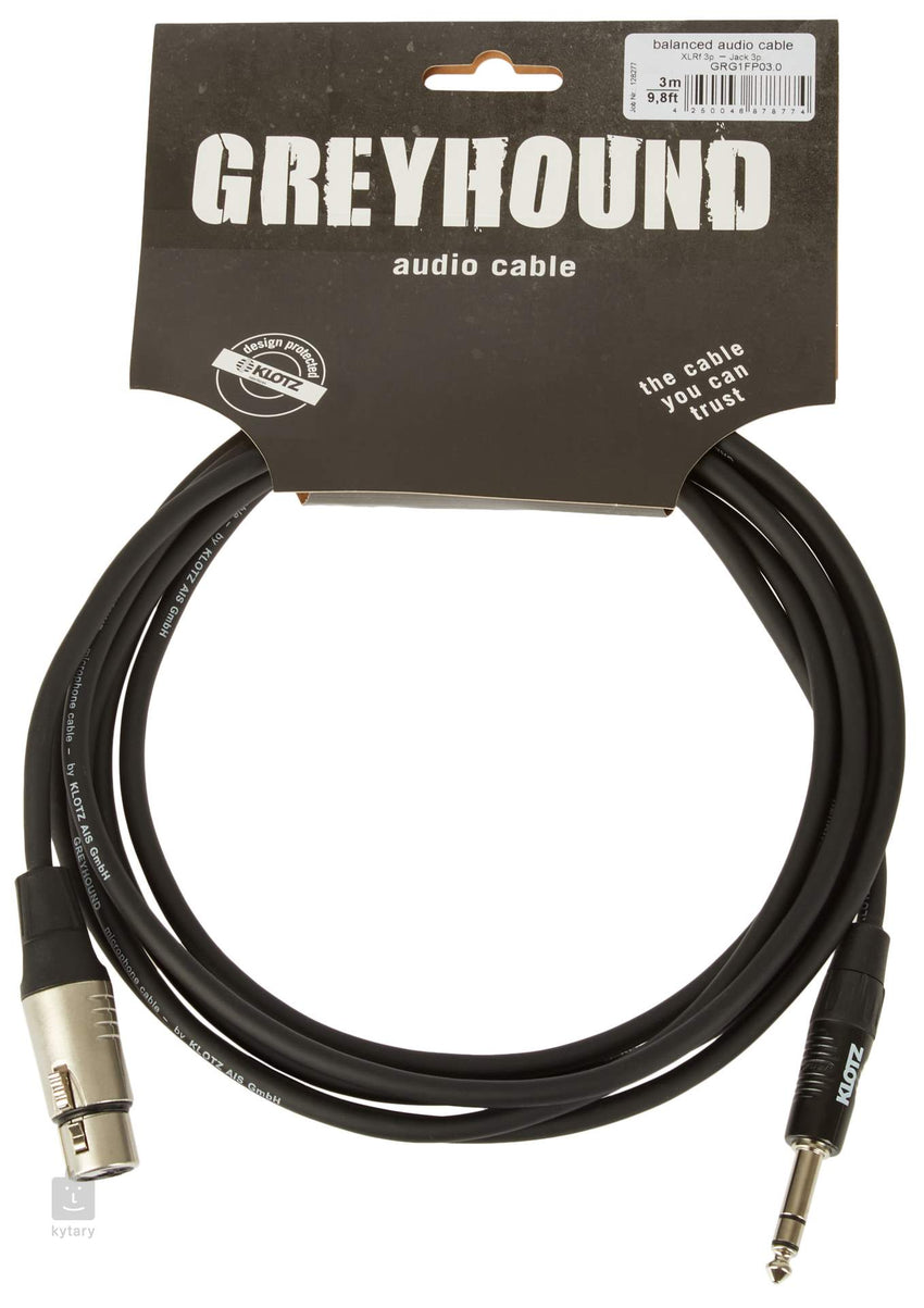 KLOTZ GRG1FP03.0 3M XLR F AUF SYM.6,3 KLINKE - DANYS MUSIC SHOP VILLACH